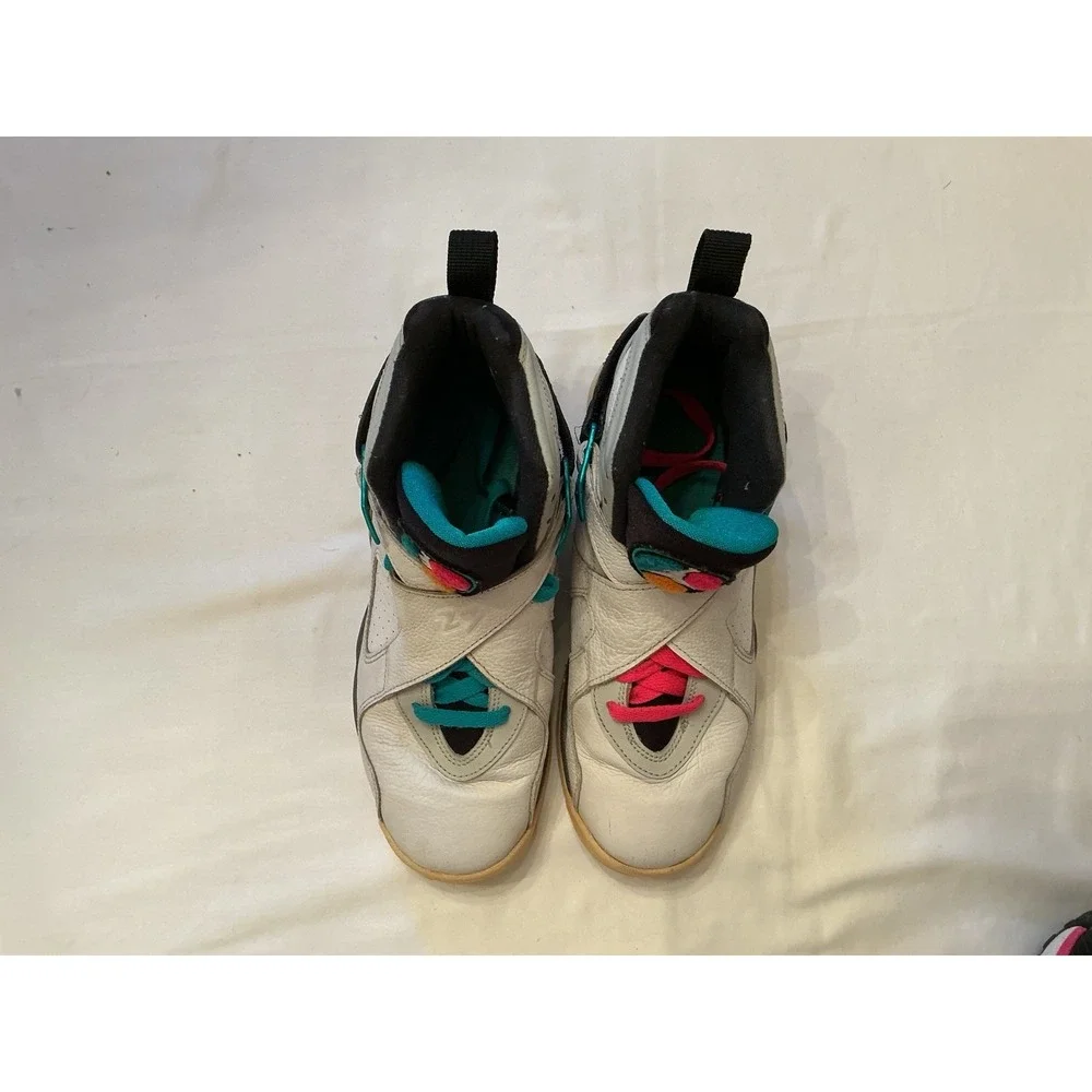 Nike Boys Air Jordan 8 305368-113 Multicolor Sneakers Shoes Size 6.5Y Women's 8